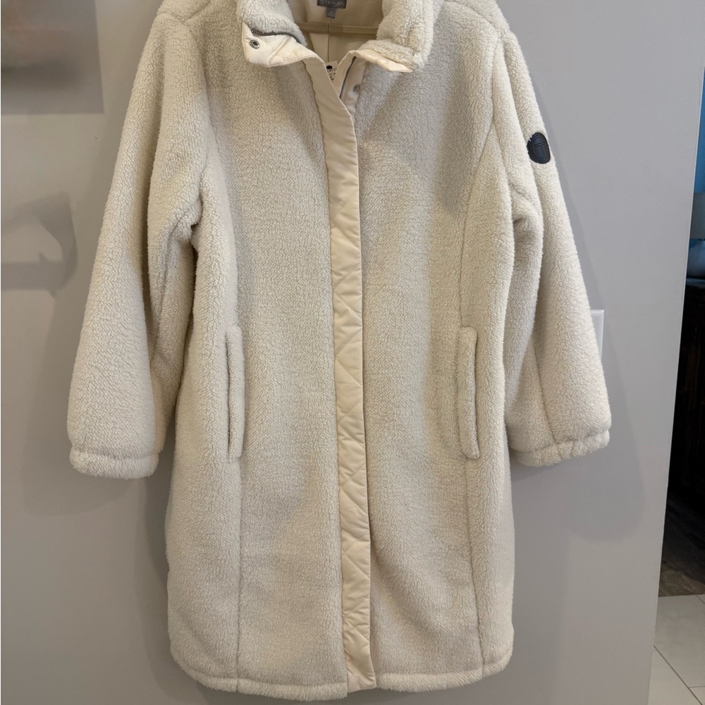 Talbots Cream Teddy Jacket